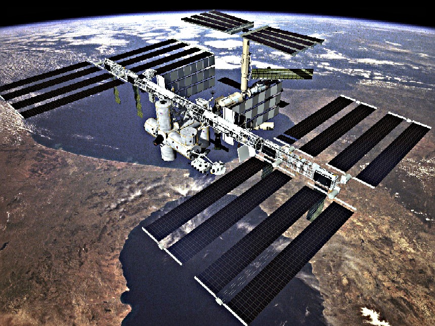 estacion espacial internacional.