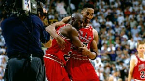 Michael Jordan con 38 de fiebre