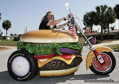 moto hamburguesa