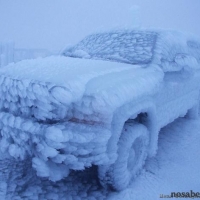 coche congelado