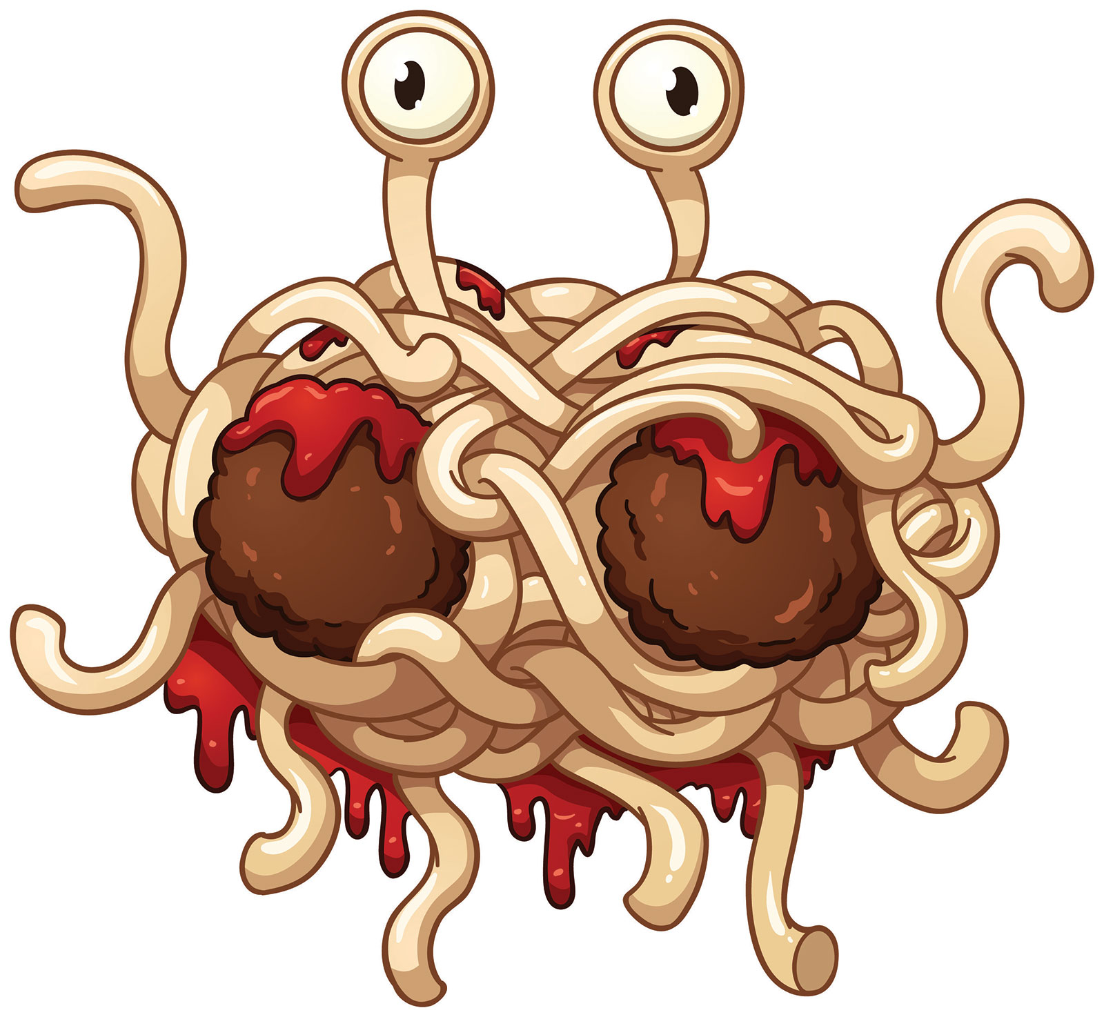 La religión del Monstruo Spaguetti Volador crece en el mundo ¡No