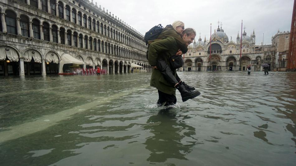 Venecia sufrió esta semana sus peores inundaciones desde el año 1966.