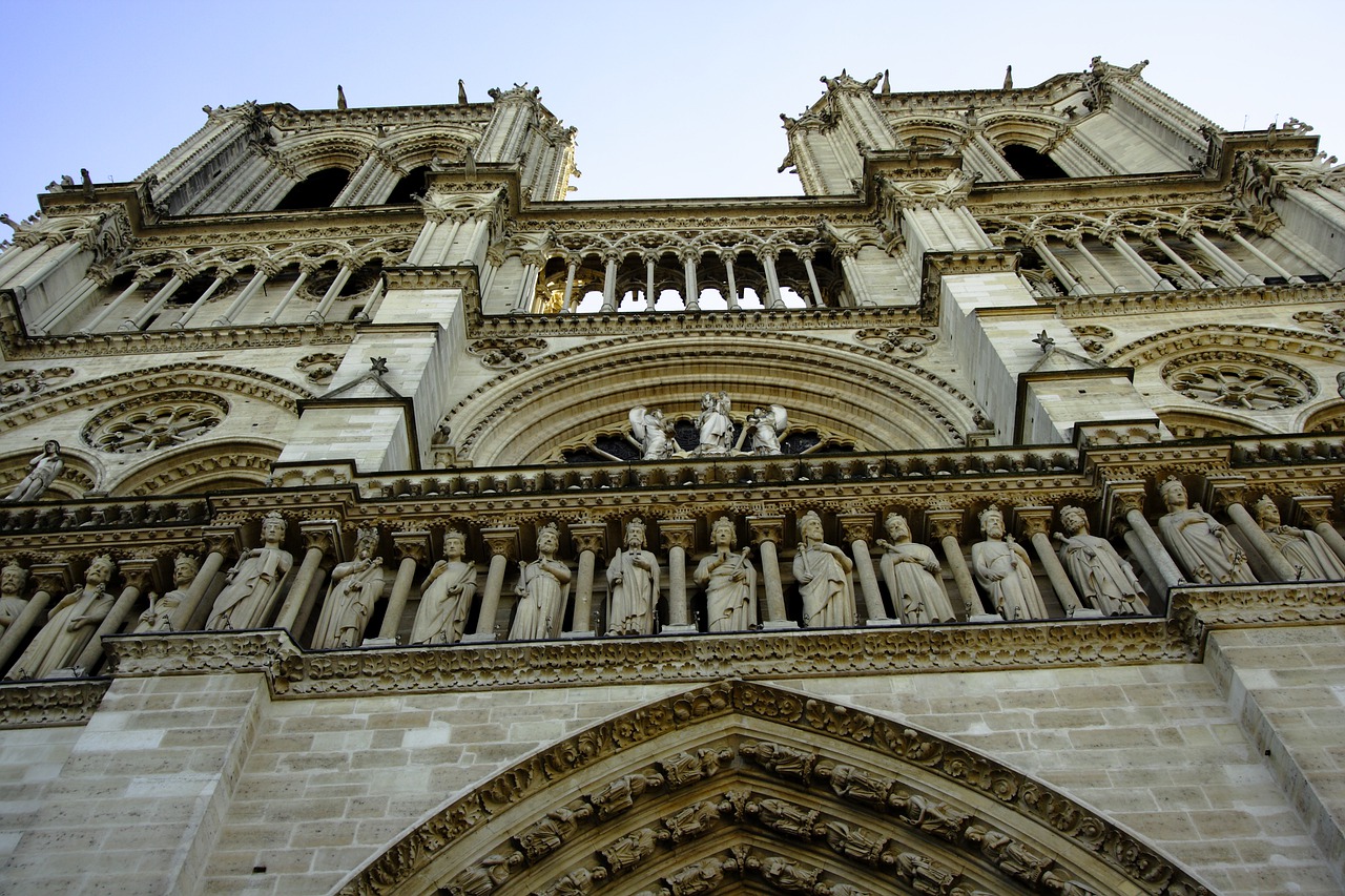 catedral de Notre Dame de estilo gótico francés