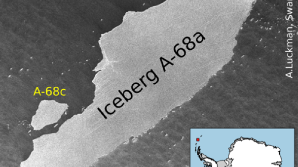 El iceberg más grande del mundo se fragmenta. Es el principio del fin.