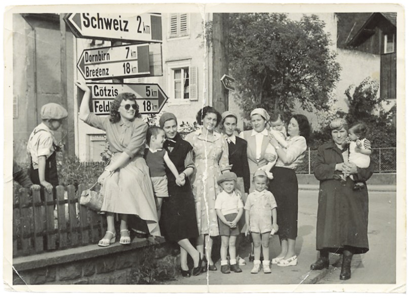 Mujeres judías en Hohenems, 1953