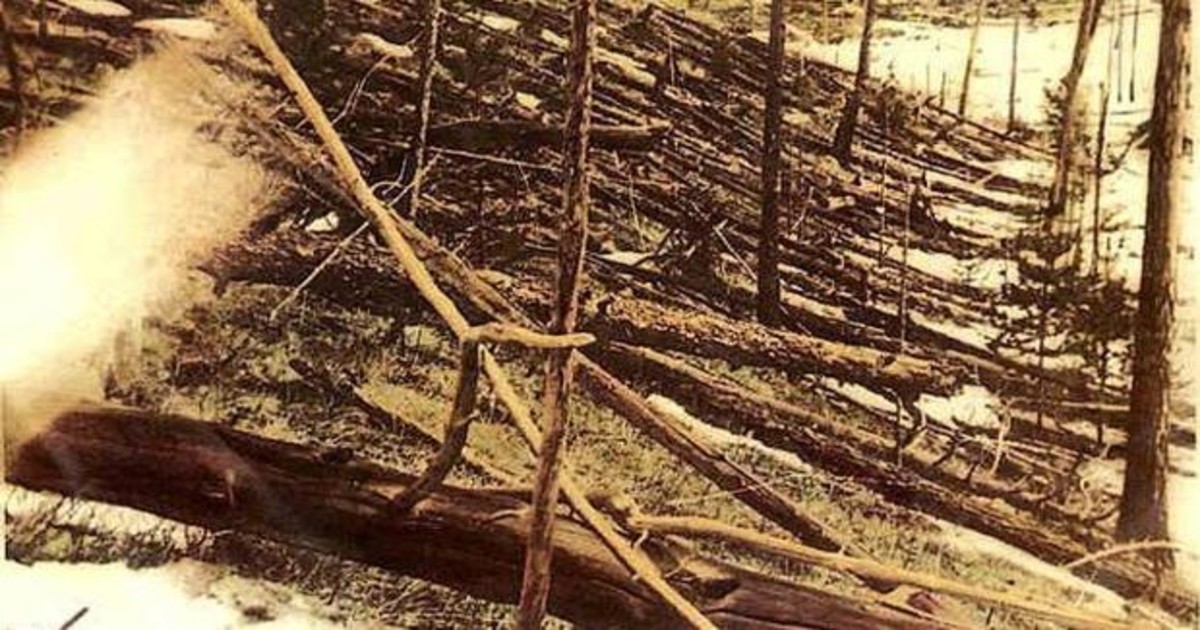 The secret of the Tunguska event remains. Thousands of square kilometers were devastated.