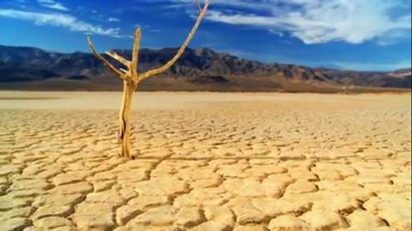 El Valle de la Muerte es un lugar seco, desértico... y muy caliente.