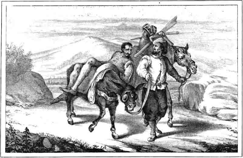 ilustración de el Quijote de la Mancha
