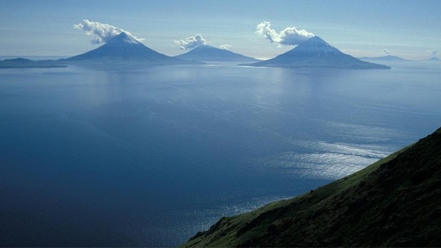 La islas de Alaska que son un volcán gigante son una amenaza.