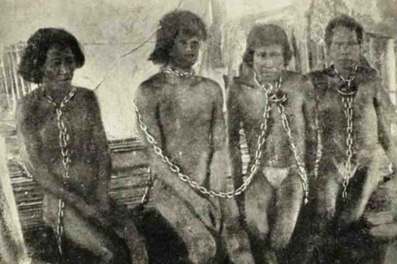 Fiebre del caucho - Indígenas esclavizados