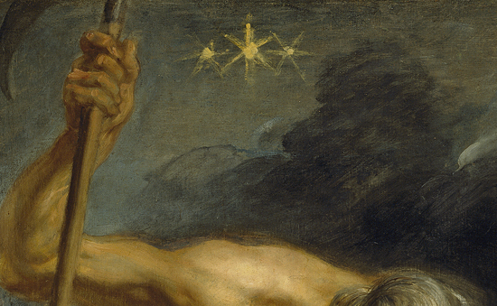 Detalle de "Saturno devorando a sus hijos", de Rubens.