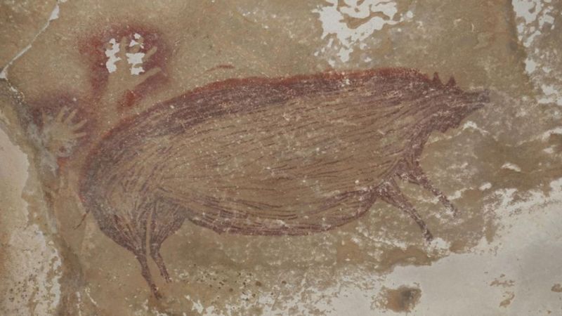 El dibujo de animales más antiguo del mundo. Artista anónimo, por supuesto.