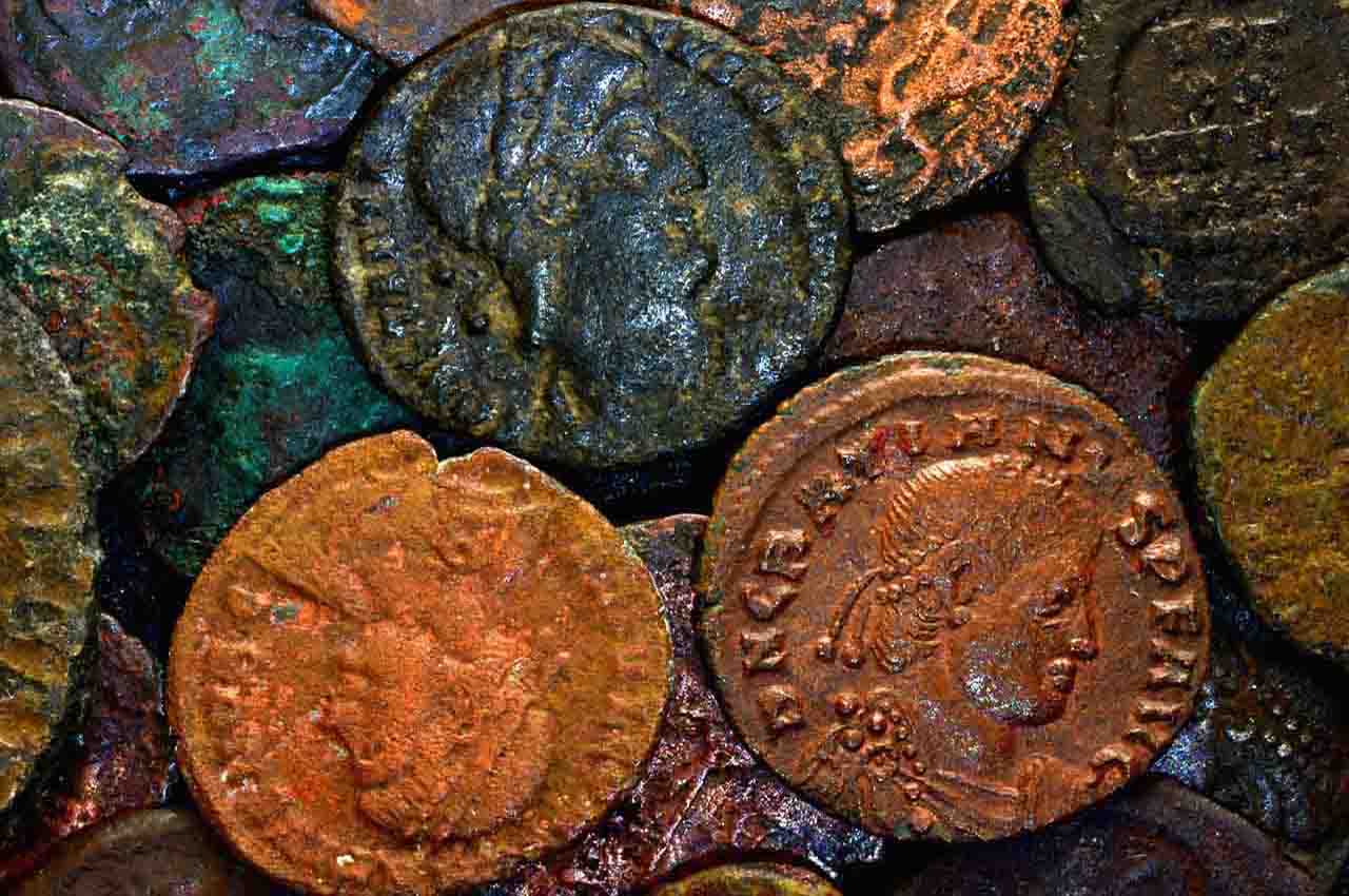 monedas romanas antiguas