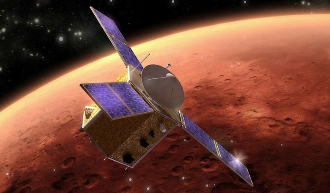 La sonda Hope llegó a la órbita de Marte en la primera misión árabe interplanetaria.