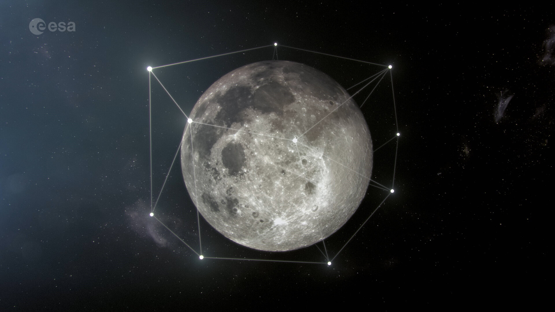 El plan para poner una red de satélites en la Luna está en marcha.