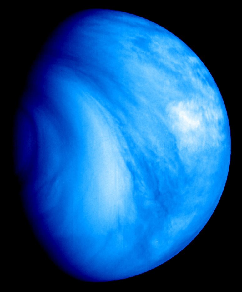 Imagen de Venus obtenida por la sonda de la ESA Venus Espress.