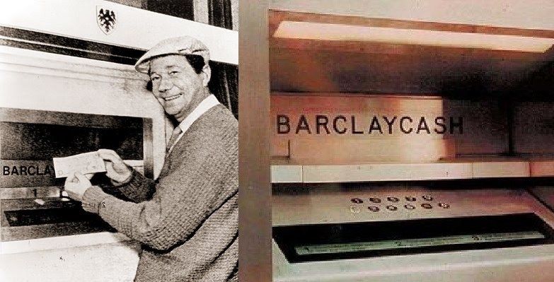 La historia de los cajeros automáticos empezó en el Banco Barclays.