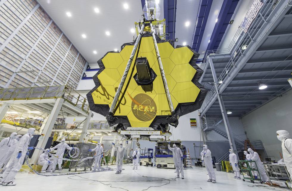 El telescopio espacial más potente del mundo, el James Webb.