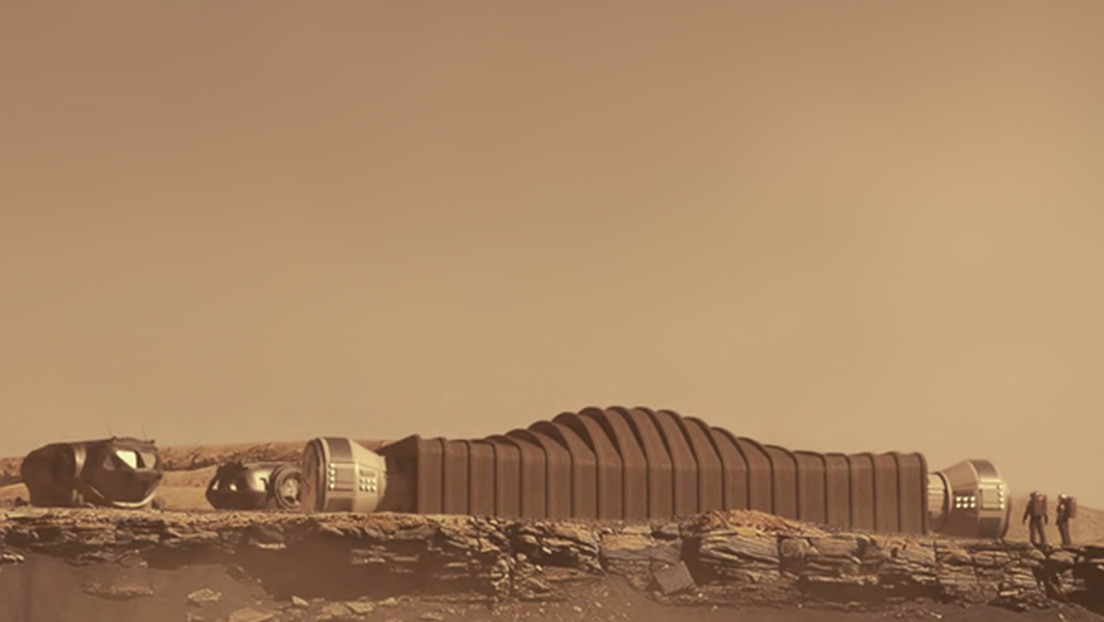 La NASA busca voluntarios para simular la vida en Marte. Este es el prototipo de la base.