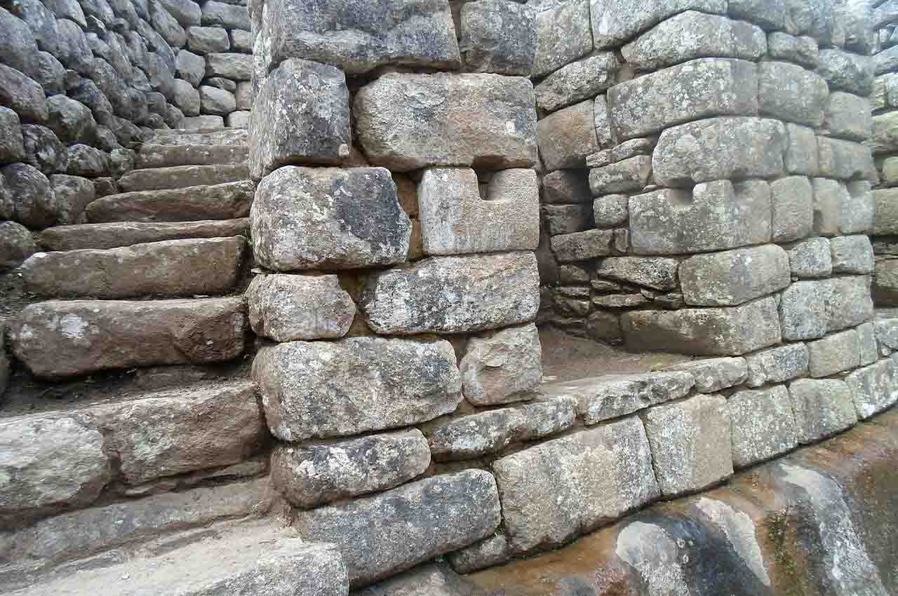 construcciones sin mortero en Machu Pichu