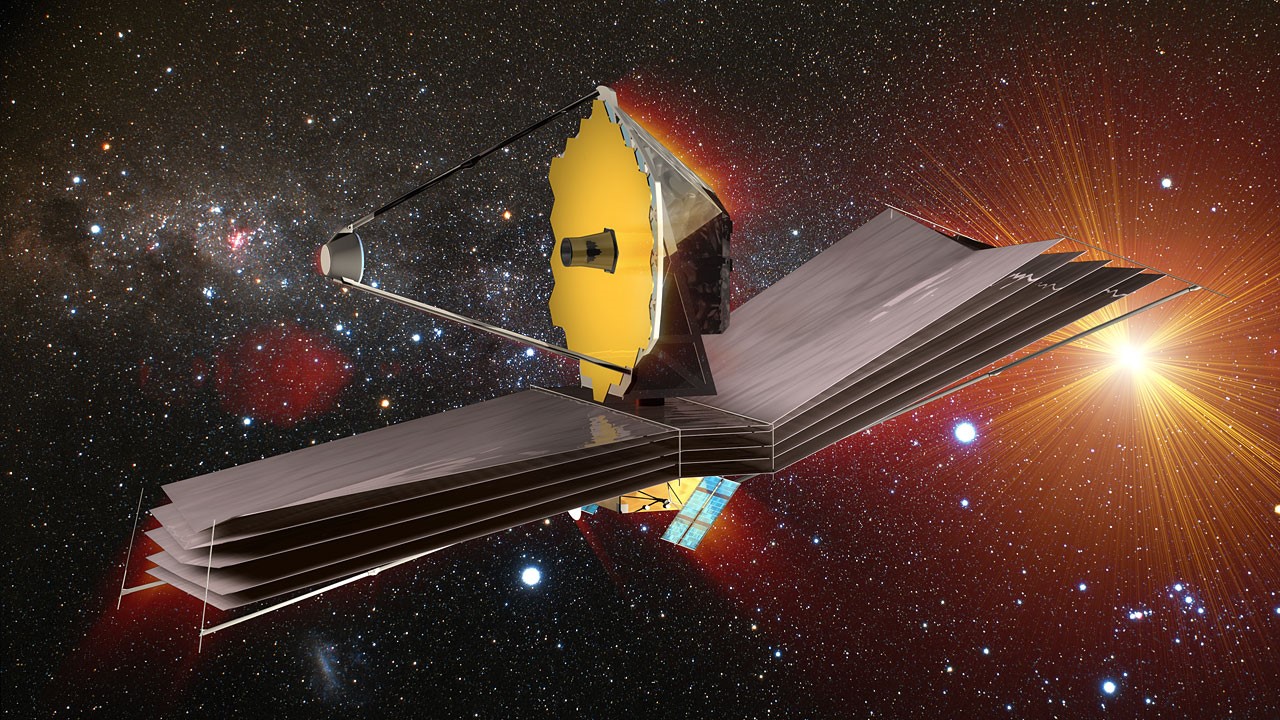 El telescopio que buscará las primeras estrellas tiene un diseño futurista y una misión ambiciosa.