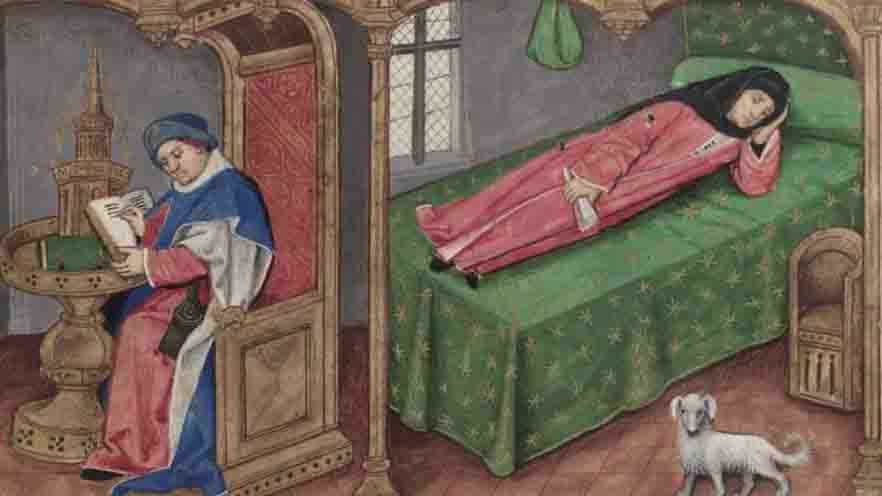 dormir en la Edad Media