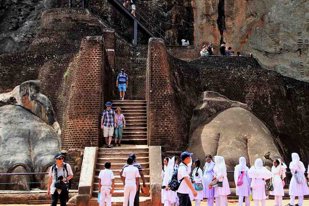 Escalera de la Roca de Sigiriya