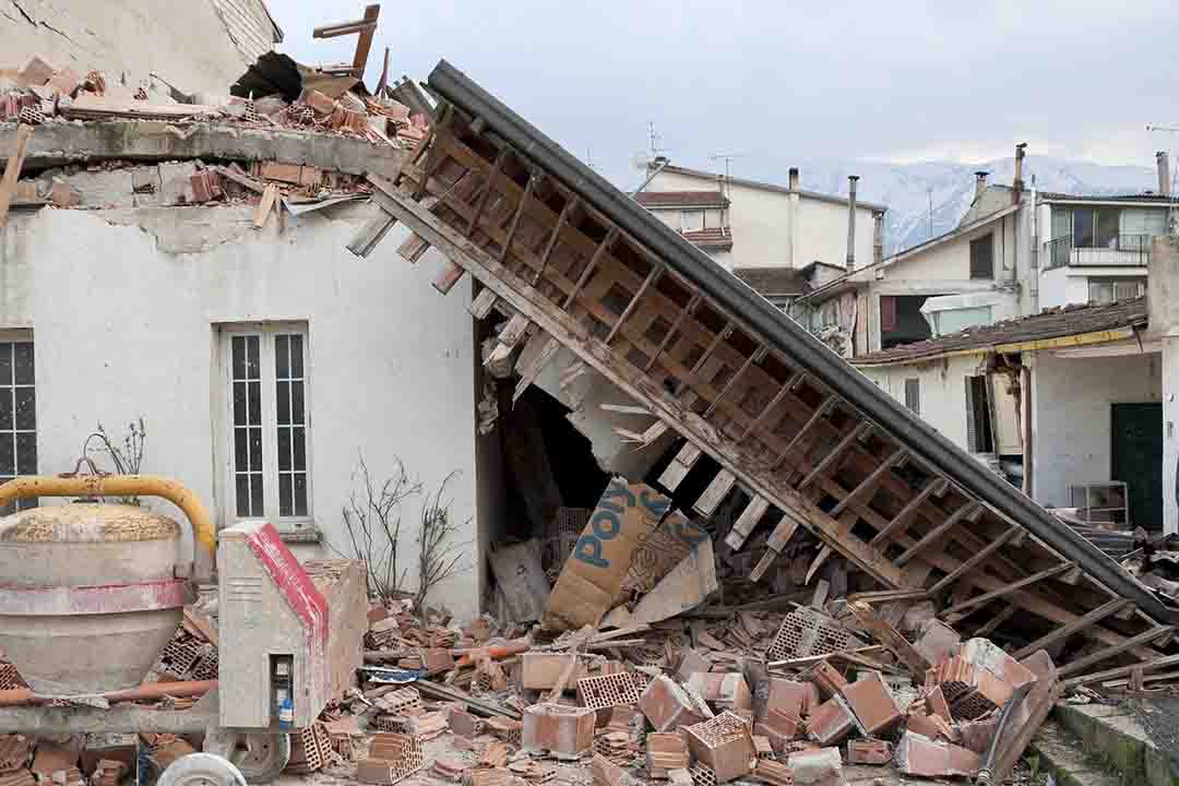 Daños provocados por un sismo