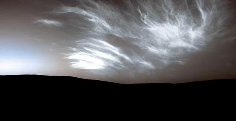 ¿Cómo se ven las nubes de Marte?