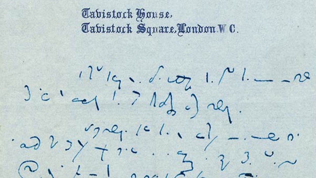 La carta encriptada de Dickens fue descifrada