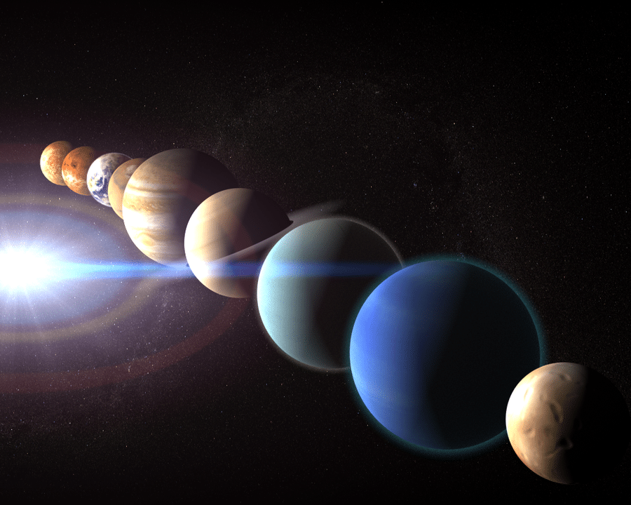 La inusual alineación de planetas será el evento astronómico del mes.