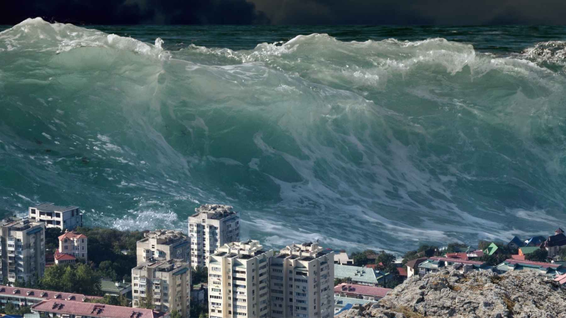 Los tsunamis pueden causar gran devastación.