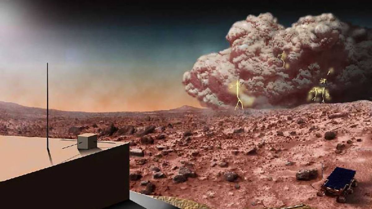 Ya se tiene el primer video de una tormenta en Marte.