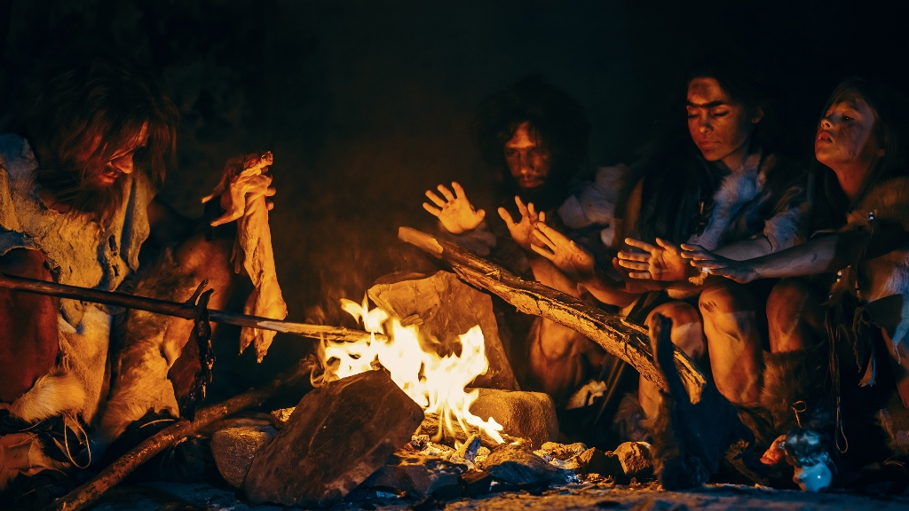 Hay evidencia del primer uso de fuego para cocinar.
