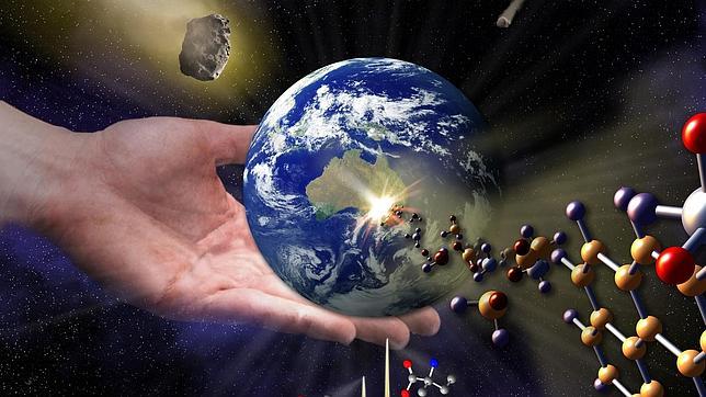 La vida pudo llegar en meteoritos, que produjeron aminoácidos.