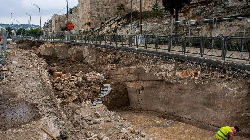 Se descubrió durante unas excavaciones en la Ciudad Vieja de Jerusalén.