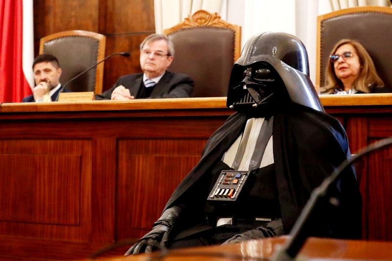 El juicio a Darth Vader en Chile concitó gran atención.