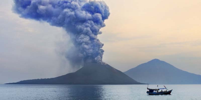 ¿Cómo el Krakatoa afectó a los aviones?