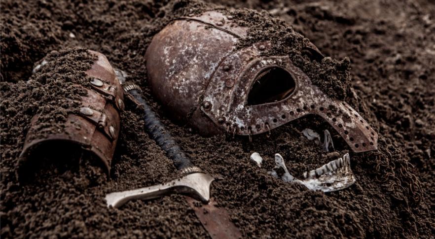 El hallazgo de la tumba del guerrero de 1300 años ocurrió en un cementerio de Alemania.