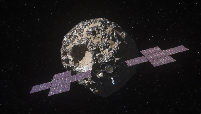 El nuevo objetivo de la NASA es ir a la caza del asteroide Psyche.