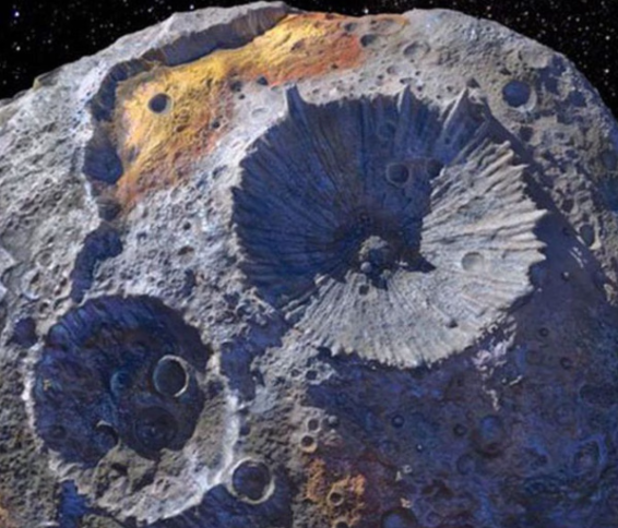 Se cree que este asteroide fue un planeta primitivo.