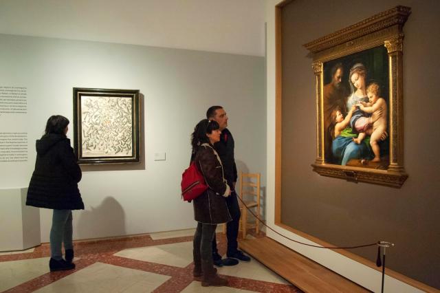 La obra se exhibe en el Museo del Prado en Madrid.