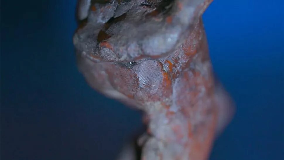 La huella dactilar de Miguel Ángel se aprecia en esta escultura en cera.