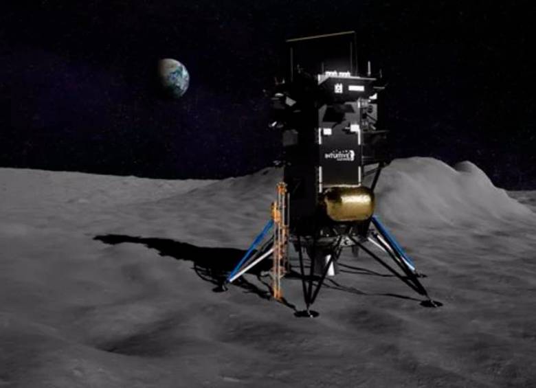 La NASA retornó al fin a la Luna con el módulo Odiseo.