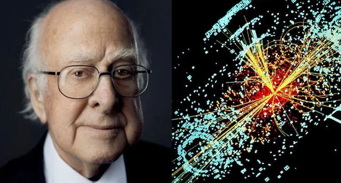 El descubridor de “la partícula de Dios”, Peter Higgs.
