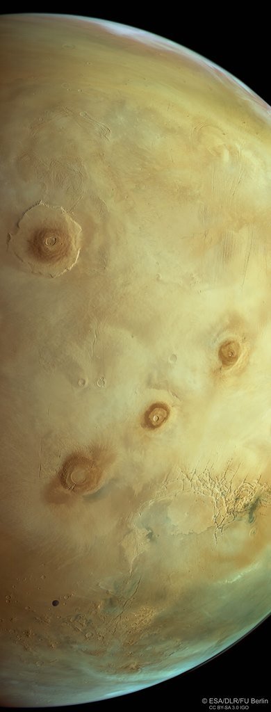 Las 25 mil órbitas al Planeta Marte se celebraron con esta impresionante panorámica.