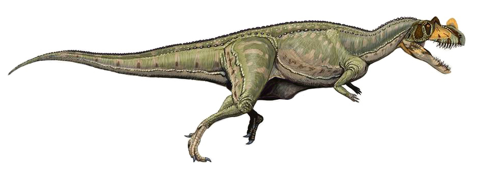 Esta es una representación del dinosaurio hallado en Siberia.