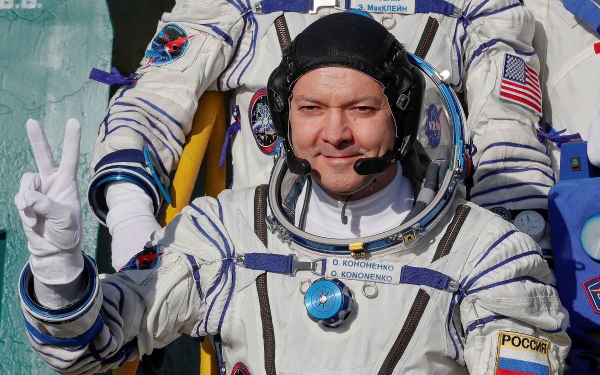 El hombre que alcanzó 1000 días en el espacio, Oleg Kononenko.