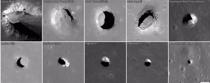 Las cuevas secretas de la Luna han sido confirmadas.