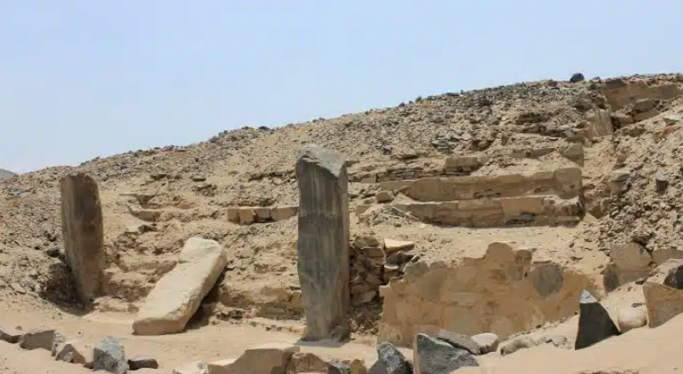 La pirámide encontrada en Perú perteneció a la cultura Caral.